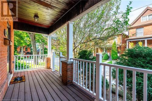 129 Ray Street S, Hamilton, ON - Outdoor With Deck Patio Veranda With Exterior