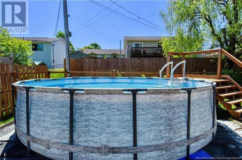 1036 Mollins Drive, Saint John, NB - Outdoor With Above Ground Pool With Backyard