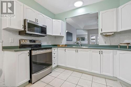 95 Starfish Drive, Mount Hope, ON - Indoor Photo Showing Kitchen With Double Sink