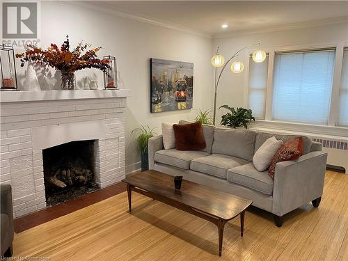 69 Edgar Street, Welland, ON - Indoor Photo Showing Living Room With Fireplace