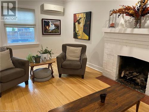 69 Edgar Street, Welland, ON - Indoor Photo Showing Living Room With Fireplace