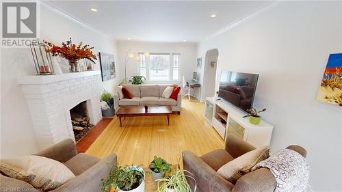 69 Edgar Street, Welland, ON - Indoor Photo Showing Living Room With Fireplace