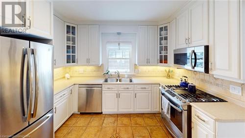 69 Edgar Street, Welland, ON - Indoor Photo Showing Kitchen With Double Sink