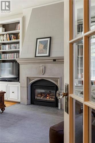 120 Aberdeen Avenue, Hamilton, ON - Indoor Photo Showing Living Room With Fireplace