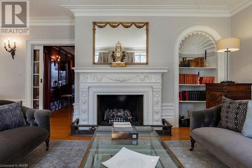 120 Aberdeen Avenue, Hamilton, ON - Indoor Photo Showing Living Room With Fireplace