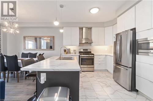 11 Pinot Crescent, Stoney Creek, ON - Indoor Photo Showing Kitchen With Stainless Steel Kitchen With Double Sink