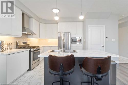 11 Pinot Crescent, Stoney Creek, ON - Indoor Photo Showing Kitchen With Stainless Steel Kitchen With Upgraded Kitchen