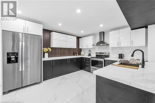 56 Frederick Avenue, Hamilton, ON - Indoor Photo Showing Kitchen With Upgraded Kitchen