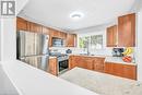 2050 Upper Middle Road Unit# 147, Burlington, ON  - Indoor Photo Showing Kitchen With Double Sink 