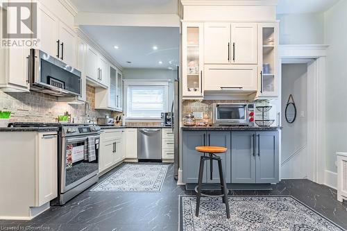 98 Sherman Avenue S, Hamilton, ON - Indoor Photo Showing Kitchen With Upgraded Kitchen