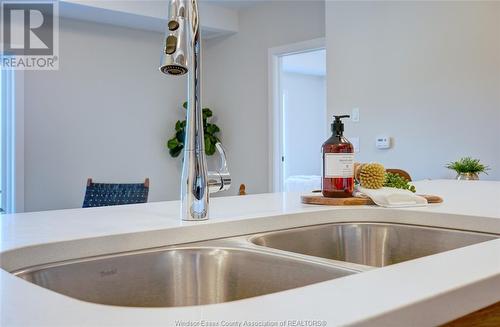 190 Main Street Unit# 301, Kingsville, ON - Indoor Photo Showing Kitchen With Double Sink