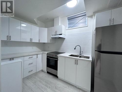 Lower - 58 Wessenger Drive, Barrie (Holly), ON - Indoor Photo Showing Kitchen With Double Sink