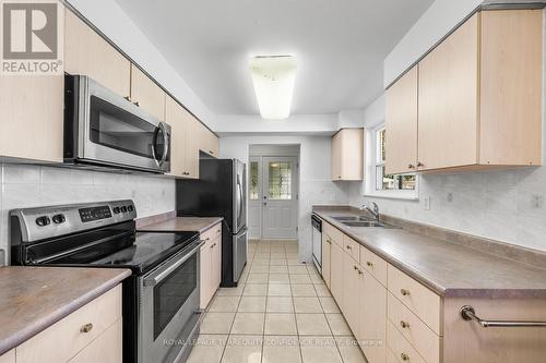 23 Lesgay Crescent, Toronto, ON - Indoor Photo Showing Kitchen With Stainless Steel Kitchen With Double Sink