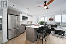 3210 Dakota Common Unit# A907, Burlington, ON  - Indoor Photo Showing Kitchen With Stainless Steel Kitchen With Upgraded Kitchen 