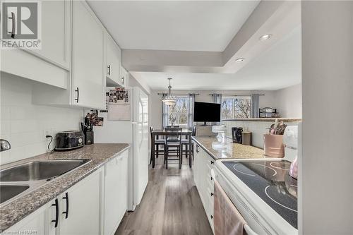 793 Colborne Street Unit# 217, Brantford, ON - Indoor Photo Showing Kitchen With Double Sink