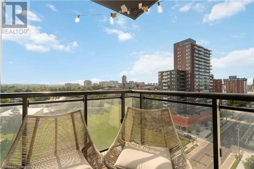 128 King Street N Unit# 1208, Waterloo, ON - Outdoor With Balcony With View