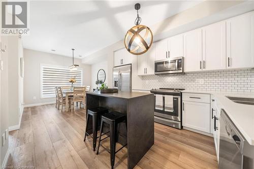 720 Grey Street Unit# 11, Brantford, ON - Indoor Photo Showing Kitchen With Stainless Steel Kitchen With Upgraded Kitchen