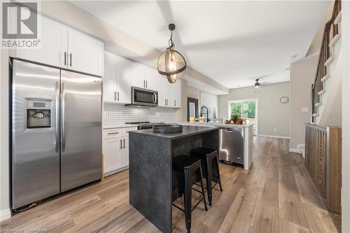 720 Grey Street Unit# 11, Brantford, ON - Indoor Photo Showing Kitchen With Stainless Steel Kitchen With Upgraded Kitchen