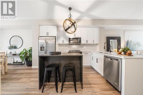 720 Grey Street Unit# 11, Brantford, ON - Indoor Photo Showing Kitchen With Stainless Steel Kitchen With Upgraded Kitchen