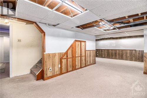 1407 Laurin Crescent, Ottawa, ON - Indoor Photo Showing Basement