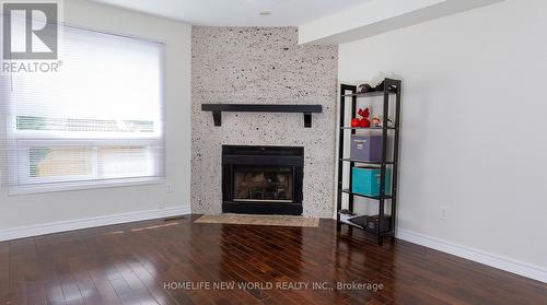 9 Parkins Drive, Ajax, ON - Indoor Photo Showing Living Room With Fireplace