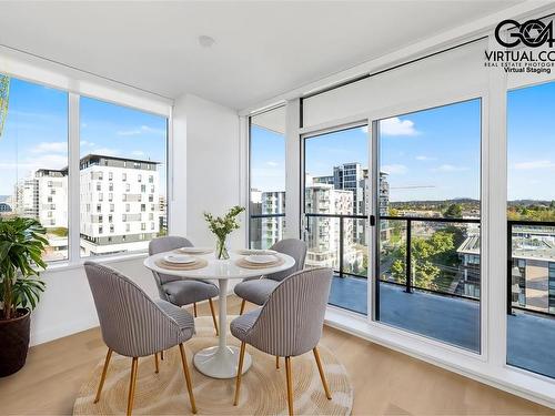 902-1100 Yates St, Victoria, BC - Indoor Photo Showing Dining Room