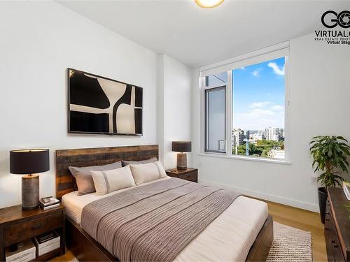 902-1100 Yates St, Victoria, BC - Indoor Photo Showing Bedroom