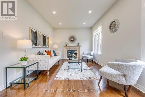 22 Dairy Avenue, Richmond Hill, ON - Indoor Photo Showing Living Room With Fireplace