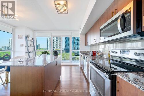 804 - 2230 Lake Shore Boulevard W, Toronto (Mimico), ON - Indoor Photo Showing Kitchen With Upgraded Kitchen