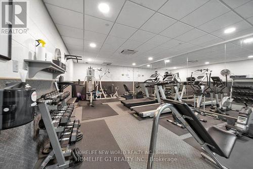 1205 - 4727 Sheppard Avenue E, Toronto, ON - Indoor Photo Showing Gym Room