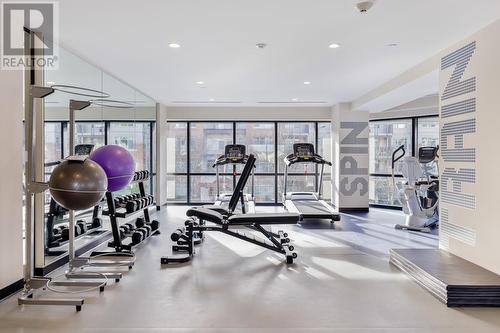 422 9233 Odlin Road, Richmond, BC - Indoor Photo Showing Gym Room