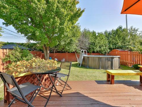 Patio - 3229 Rue Plante, Longueuil (Saint-Hubert), QC - Outdoor With Deck Patio Veranda With Backyard