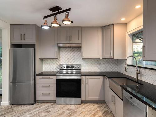 531 Westwind Dr, Langford, BC - Indoor Photo Showing Kitchen With Stainless Steel Kitchen With Double Sink With Upgraded Kitchen