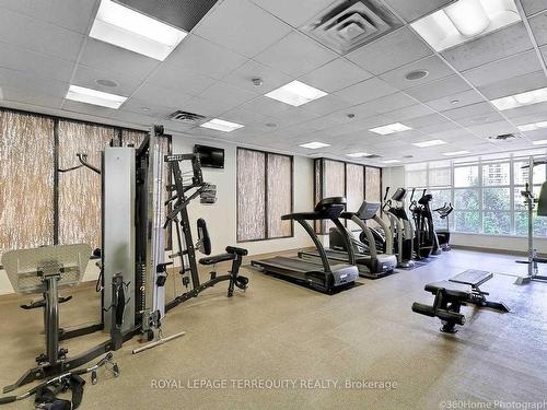 2229-500 Doris Ave, Toronto, ON - Indoor Photo Showing Gym Room