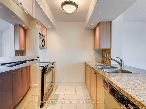 2229-500 Doris Ave, Toronto, ON - Indoor Photo Showing Kitchen With Double Sink