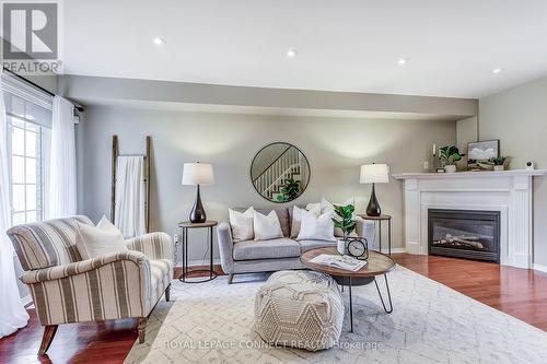 29 Andona Crescent, Toronto, ON - Indoor Photo Showing Living Room With Fireplace