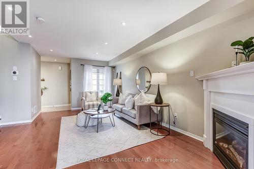 29 Andona Crescent, Toronto (Centennial Scarborough), ON - Indoor Photo Showing Living Room With Fireplace