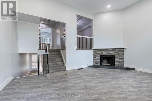 35 - 1855 Maple Ridge Drive, Mississauga (Rathwood), ON - Indoor With Fireplace