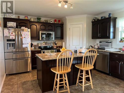 15 South Tilley Road, Tilley, NB - Indoor Photo Showing Kitchen With Double Sink