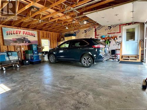 15 South Tilley Road, Tilley, NB - Indoor Photo Showing Garage