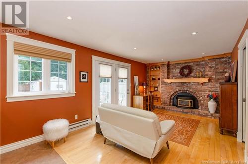 84 Glengrove Road, Moncton, NB - Indoor Photo Showing Living Room With Fireplace