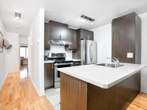 Cuisine - 201-2343 Rue Augustin-Cantin, Montréal (Le Sud-Ouest), QC - Indoor Photo Showing Kitchen With Upgraded Kitchen