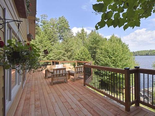 Balcon - 42 Ch. Des Mauves, La Minerve, QC - Outdoor With Deck Patio Veranda With Exterior