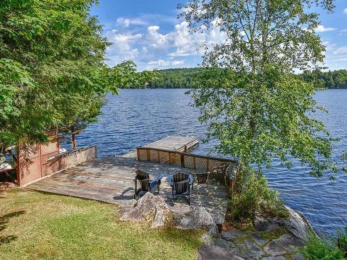 Bord de l'eau - 42 Ch. Des Mauves, La Minerve, QC - Outdoor With Body Of Water With View