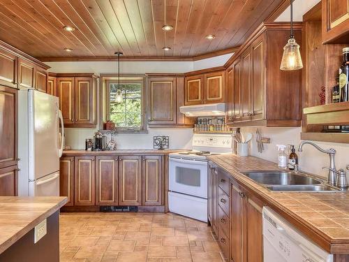 Cuisine - 42 Ch. Des Mauves, La Minerve, QC - Indoor Photo Showing Kitchen With Double Sink