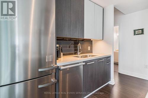 1302 - 8 The Esplanade, Toronto, ON - Indoor Photo Showing Kitchen With Double Sink