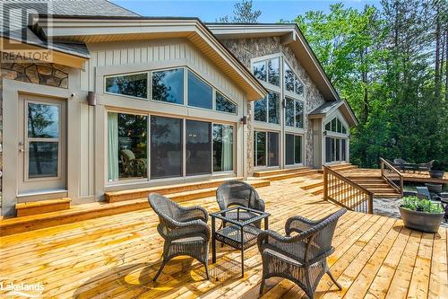 1827 Crystal Lake Road, Trent Lakes, ON - Outdoor With Deck Patio Veranda With Exterior