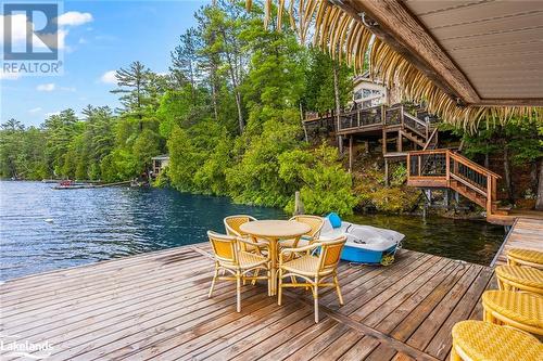 1827 Crystal Lake Road, Trent Lakes, ON - Outdoor With Body Of Water With Deck Patio Veranda