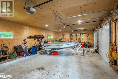 1827 Crystal Lake Road, Trent Lakes, ON - Indoor Photo Showing Garage