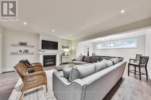 1414 Wateska Boulevard, Mississauga, ON - Indoor Photo Showing Living Room With Fireplace